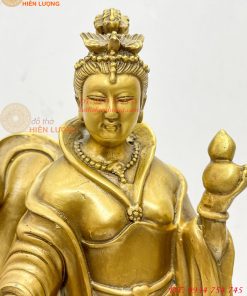 Tượng cửu thiên huyền nữ bằng đồng cao 47cm