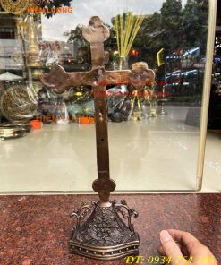 Thánh giá Chúa Jesu Chị Nạn Bằng Đồng Hun Cao 42cm