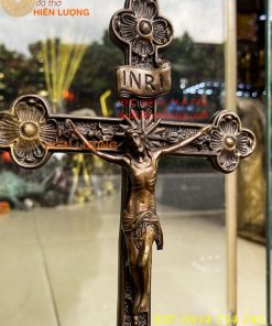 Thánh giá Chúa Jesu Chị Nạn Bằng Đồng Hun Cao 42cm