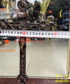 Thánh giá Chúa Jesu Chị Nạn Bằng Đồng Hun Cao 42cm