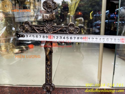 Thánh giá Chúa Jesu Chị Nạn Bằng Đồng Hun Cao 42cm