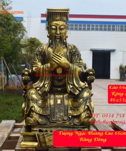 Tượng Ngọc Hoàng Cao 66cm bằng Đồng