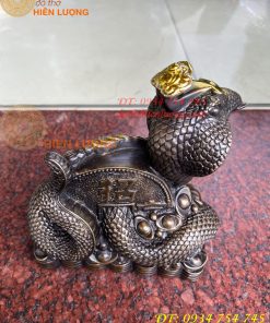 Bộ Sưu Tập Tượng Rắn Tài Lộc Bằng Đồng Hun Cao 20cm