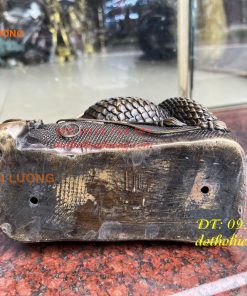 Bộ Sưu Tập Tượng Rắn Tài Lộc Bằng Đồng Hun Cao 20cm