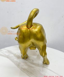 Bò Vàng Phố Wall Phát Lộc Bằng Đồng Phong Thủy