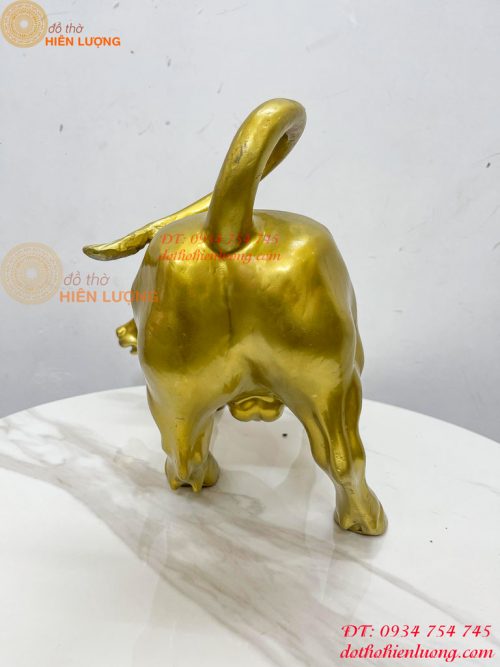 Bò Vàng Phố Wall Phát Lộc Bằng Đồng Phong Thủy