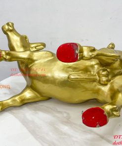 Bò Vàng Phố Wall Phát Lộc Bằng Đồng Phong Thủy