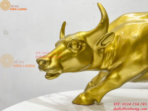 Bò Vàng Phố Wall Phát Lộc Bằng Đồng Phong Thủy