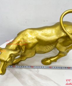 Bò Vàng Phố Wall Phát Lộc Bằng Đồng Phong Thủy
