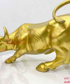 Bò Vàng Phố Wall Phát Lộc Bằng Đồng Phong Thủy