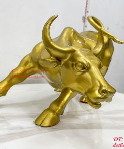 Bò Vàng Phố Wall Phát Lộc Bằng Đồng Phong Thủy