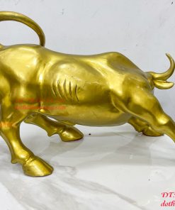 Bò Vàng Phố Wall Phát Lộc Bằng Đồng Phong Thủy