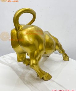 Bò Vàng Phố Wall Phát Lộc Bằng Đồng Phong Thủy