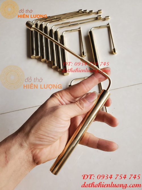 Gậy Tầm Long Bằng Đồng Dạng Gập Cao Cấp