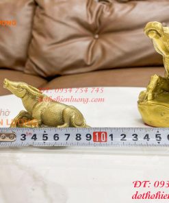 Quà Tặng Tượng Trâu Nằm Thư Thái Trên Bệ Đá