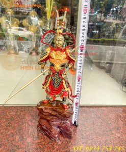 Tượng tôn ngộ không tề thiên đại thánh bằng đồng decor cao 40cm
