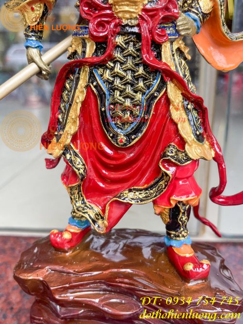 Tượng tôn ngộ không tề thiên đại thánh bằng đồng decor cao 40cm
