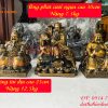 Bộ Tượng Ông Thần Thài - Ông Phát - Ông Thổ Địa Ngồi Bệ Tiền Bằng Đồng