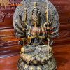 Tượng Thiên Thủ Thiên Nhãn Cao 37cm Bằng Đồng Hun