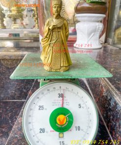 Tượng Khổng Minh Bằng Đồng Cầm Quạt Phong Thủy