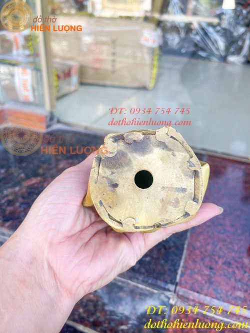 Tượng Khổng Minh Bằng Đồng Cầm Quạt Phong Thủy