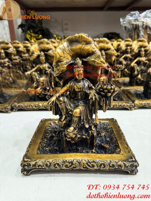 Lư Xông Trầm Phật Bà Quan Âm Tự Tại Bằng Đồng Hun