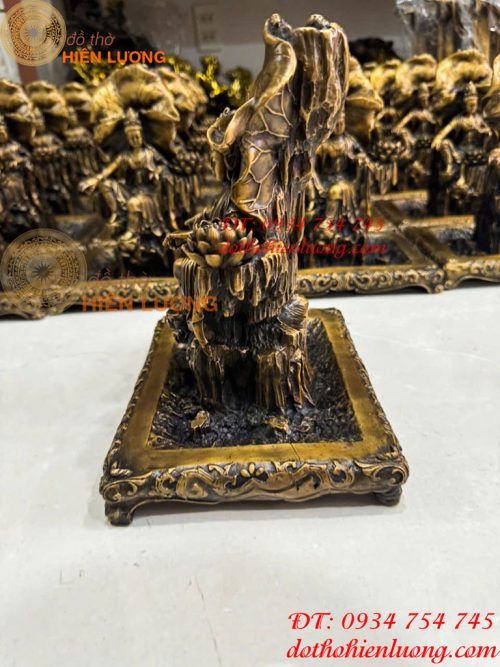 Lư Xông Trầm Phật Bà Quan Âm Tự Tại Bằng Đồng Hun