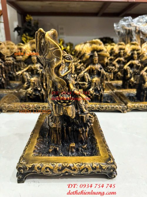Lư Xông Trầm Phật Bà Quan Âm Tự Tại Bằng Đồng Hun