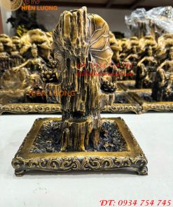 Lư Xông Trầm Phật Bà Quan Âm Tự Tại Bằng Đồng Hun