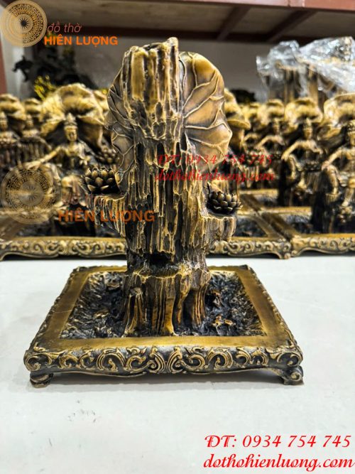 Lư Xông Trầm Phật Bà Quan Âm Tự Tại Bằng Đồng Hun