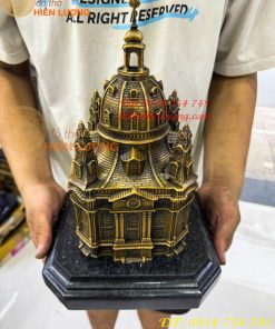 Nhà Thờ Đức Bà Bằng Đồng Đế Đá Cao 32cm