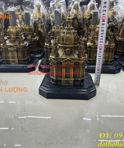 Nhà Thờ Đức Bà Bằng Đồng Đế Đá Cao 32cm