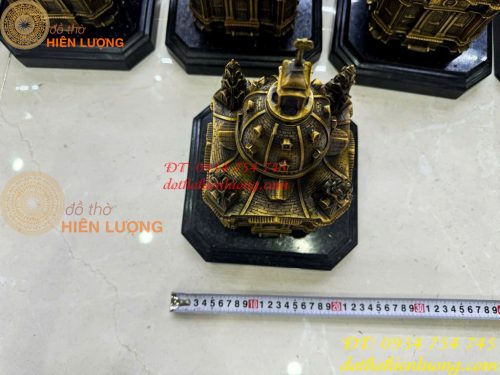 Nhà Thờ Đức Bà Bằng Đồng Đế Đá Cao 32cm