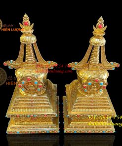 Bảo Tháp Xá Lợi Bằng Đồng Vàng 2 Cỡ