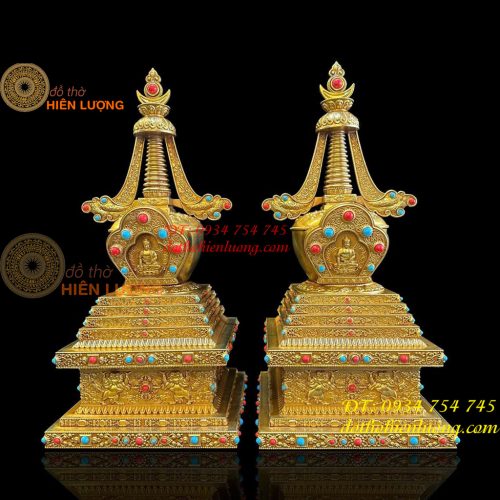 Bảo Tháp Xá Lợi Bằng Đồng Vàng 2 Cỡ