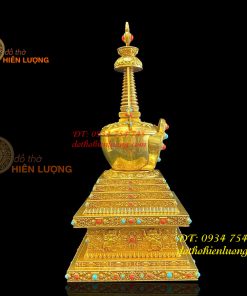 Bảo Tháp Xá Lợi Bằng Đồng Vàng 2 Cỡ