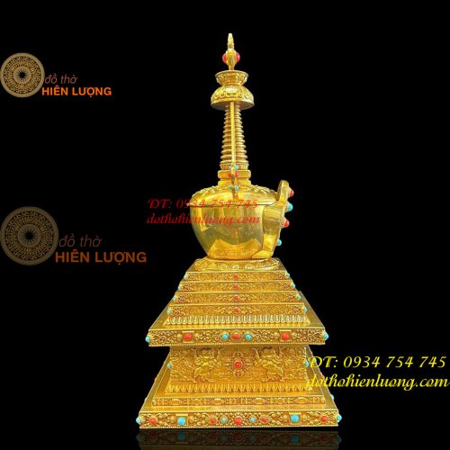 Bảo Tháp Xá Lợi Bằng Đồng Vàng 2 Cỡ