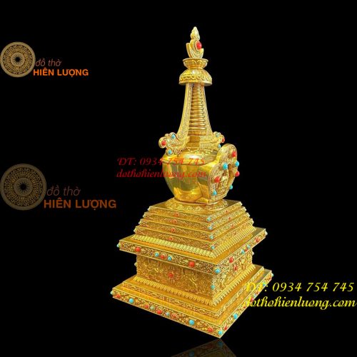Bảo Tháp Xá Lợi Bằng Đồng Vàng 2 Cỡ