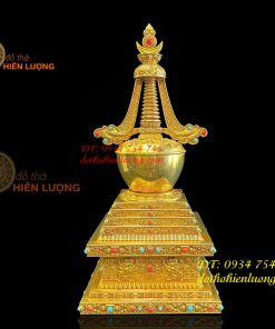 Bảo Tháp Xá Lợi Bằng Đồng Vàng 2 Cỡ