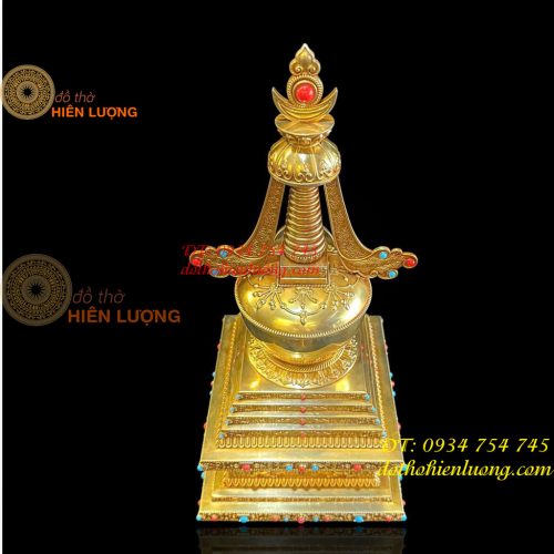 Bảo Tháp Xá Lợi Bằng Đồng Vàng 2 Cỡ