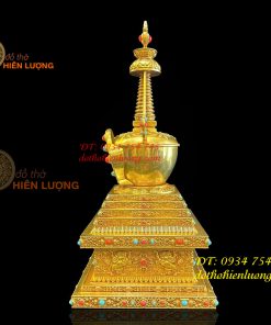 Bảo Tháp Xá Lợi Bằng Đồng Vàng 2 Cỡ