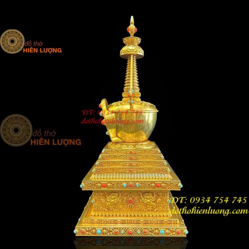 Bảo Tháp Xá Lợi Bằng Đồng Vàng 2 Cỡ