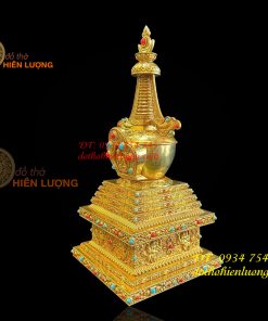 Bảo Tháp Xá Lợi Bằng Đồng Vàng 2 Cỡ