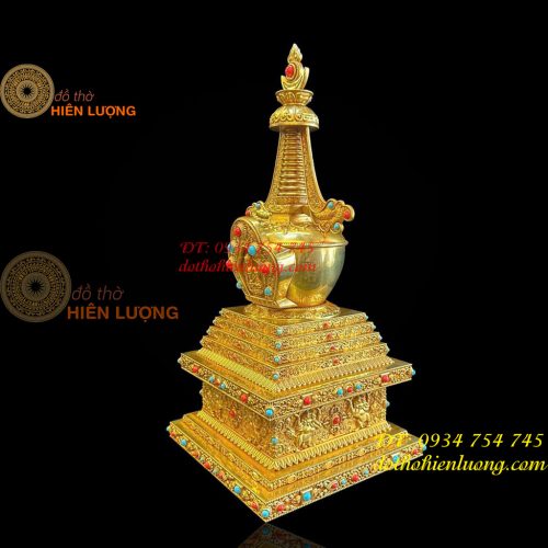 Bảo Tháp Xá Lợi Bằng Đồng Vàng 2 Cỡ