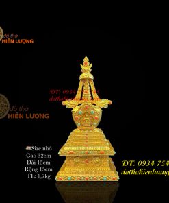 Bảo Tháp Xá Lợi Bằng Đồng Vàng 2 Cỡ