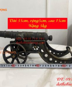 Mô Hình Khẩu Pháo Thần Công Bằng Đồng Dài 35cm