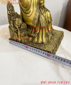 Tượng Bích Hà Nguyên Quân Bằng Đồng Cao 40cm
