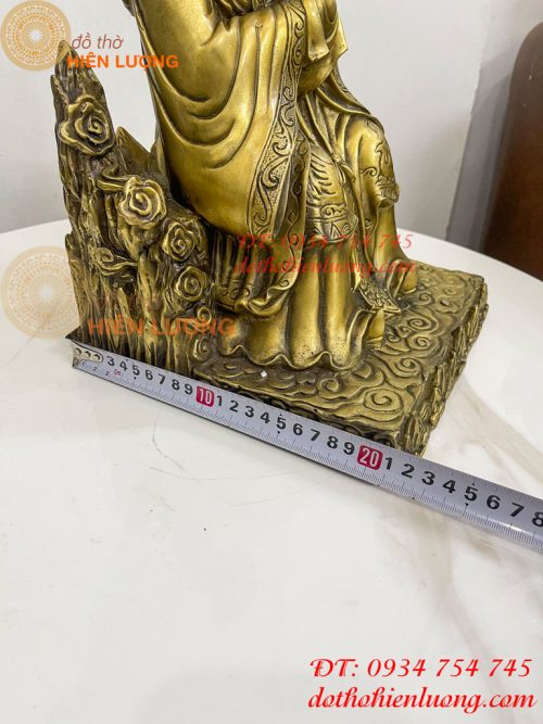 Tượng Bích Hà Nguyên Quân Bằng Đồng Cao 40cm