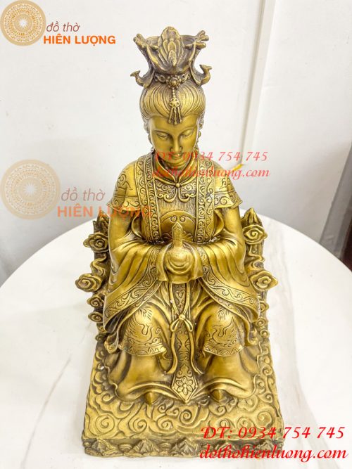 Tượng Bích Hà Nguyên Quân Bằng Đồng Cao 40cm