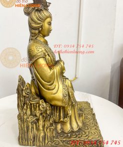 Tượng Bích Hà Nguyên Quân Bằng Đồng Cao 40cm